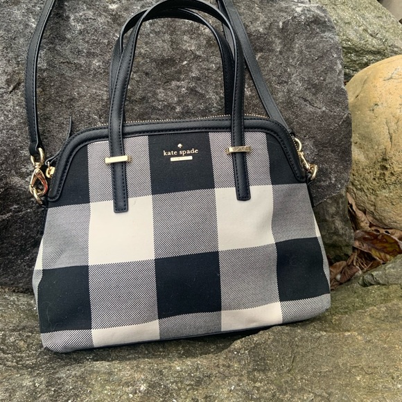 buffalo plaid kate spade purse